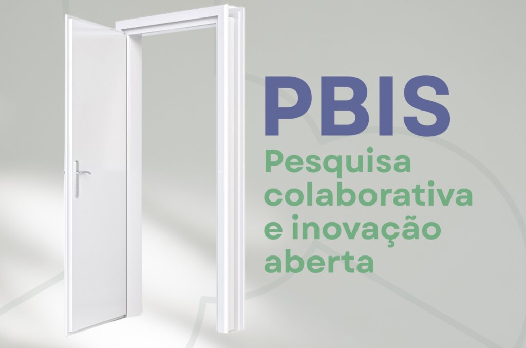 Porta aberta simboliza oportunidades geradas pelo PBIS, que promove pesquisa colaborativa e inovação aberta na ciência e tecnologia de alimentos.