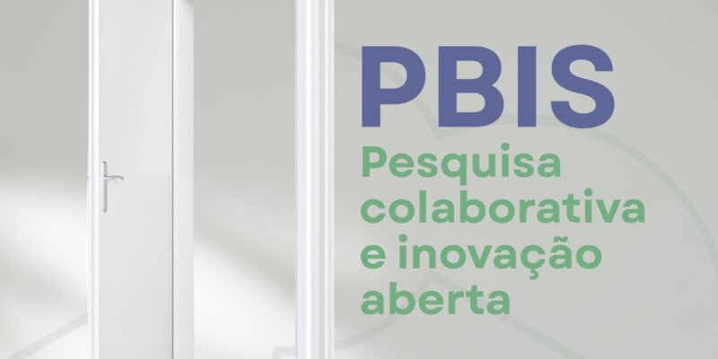 Porta aberta simboliza oportunidades geradas pelo PBIS, que promove pesquisa colaborativa e inovação aberta na ciência e tecnologia de alimentos.